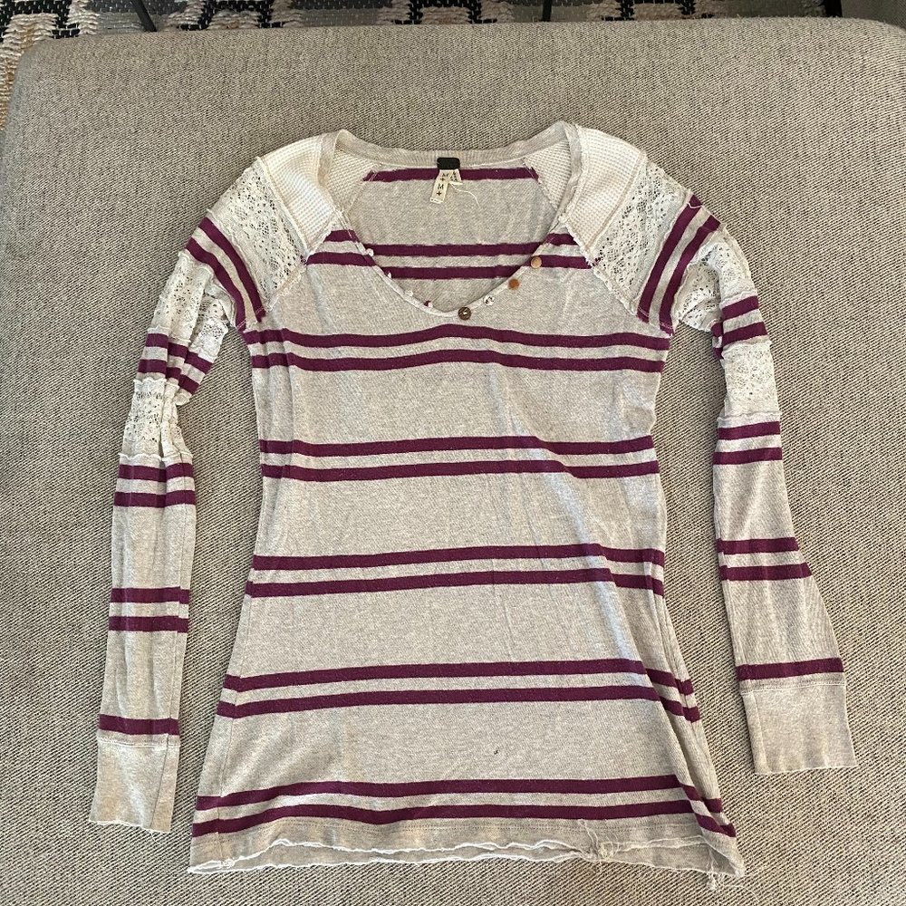 Free People Long Sleeve Top